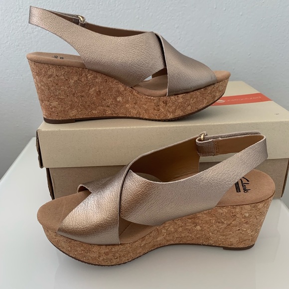 Clarks Shoes - New! Clarks Collection Wedge Soft Platforms